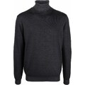 DONDUP roll-neck merino wool jumper - Black