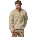 Patagonia Men's Classic Retro-X Fleece Jacket, Dark Natural w/Buckhorn Green / XL