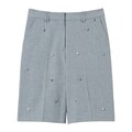 TWINSET crystal-embellished shorts - Grey