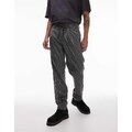 Selected regular tapered trousers in grey