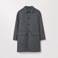 ASKET The Wool Coat Charcoal Melange