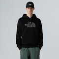 The North Face Mens Drew Peak Hoodie Warm Fleece Jacket, TNF Black / M