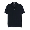 ALPHA STUDIO cotton polo shirt - Blue