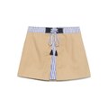 SANDRO pleat-detail mini skirt - Neutrals