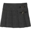 SANDRO pleated buckled skirt - Grey
