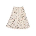 Bimba y Lola pleated floral-print skirt - Neutrals