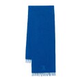 Open YY logo wool scarf - Blue