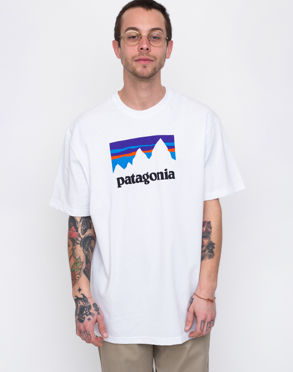 patagonia sticker t shirt