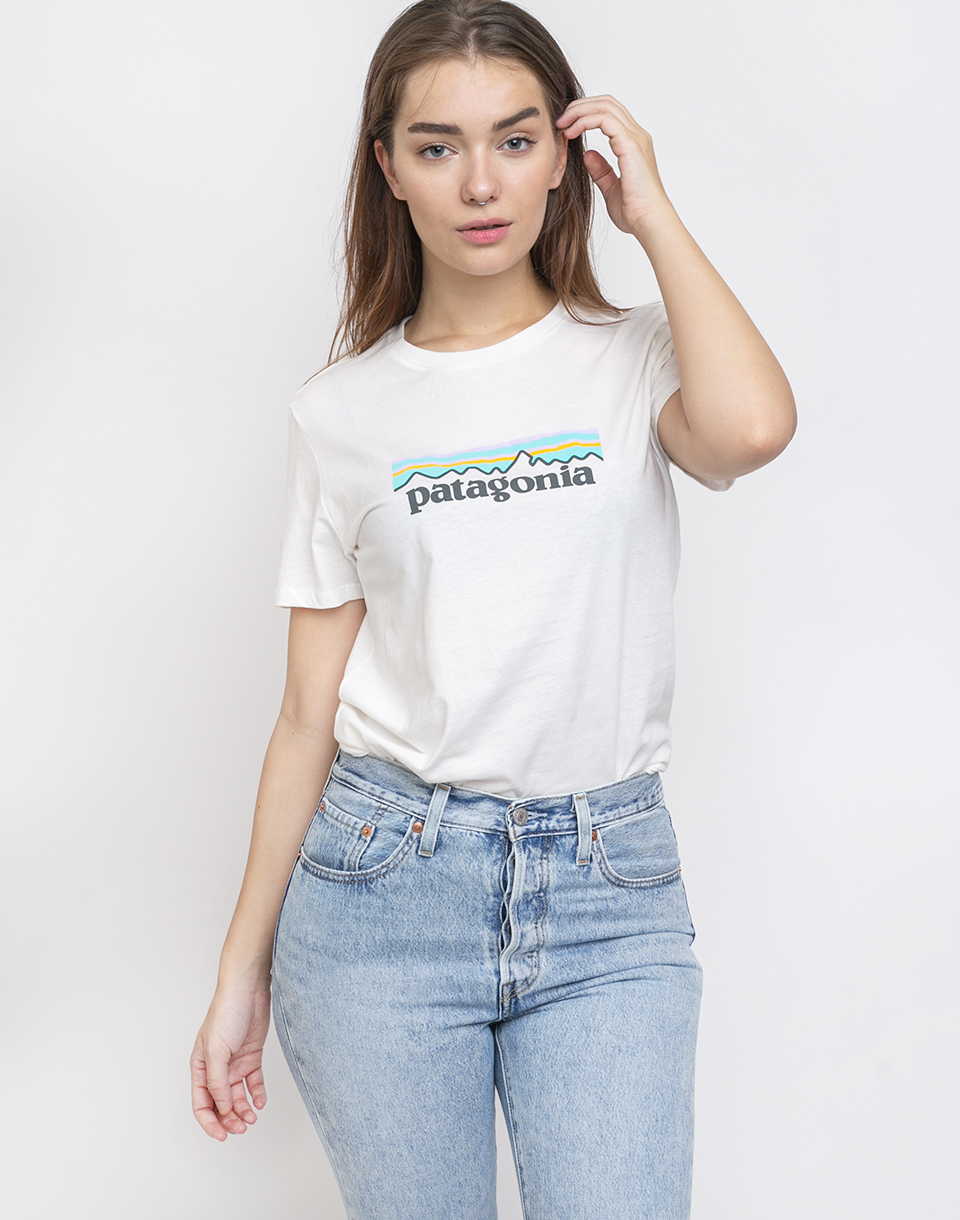 white patagonia t shirt