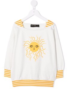 Mini Rodini sun print sweatshirt - White
