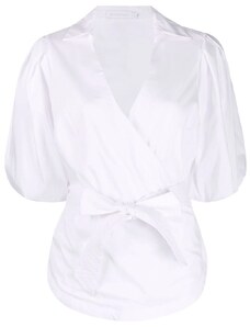 Simkhai V-neck wrap blouse - White