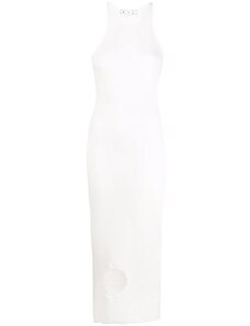zara white ribbed midi dress White Ribbed Midi Zara Dress