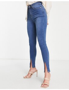 Don't Think Twice Tall DTT Tall Bianca high waisted wide leg disco jeans in  camel-Neutral 