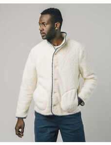 Fleece Jacket Ecru - Organic Cotton - Brava Fabrics