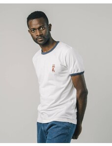 Small Twins Baseball T-Shirt White - Organic Cotton - Brava Fabrics