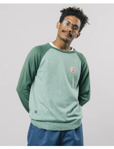 Jade Color Block Sweater - Organic Cotton - Brava Fabrics