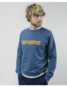 Out of Office Sweatshirt Blue - Organic Cotton - Brava Fabrics