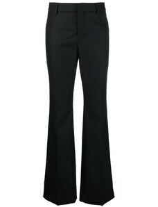 AMI Paris mid-rise flared trousers - Black