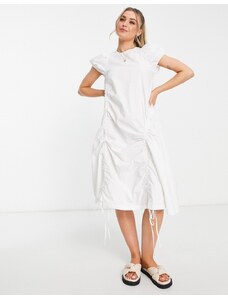 Urban Revivo shirt mini dress in white - GLAMI.eco
