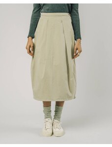 Pleated Skirt Beige - Organic Cotton - Brava Fabrics