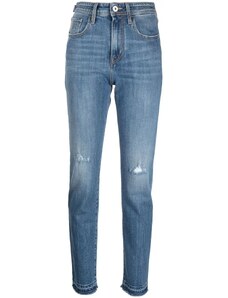 Jacob Cohën straight-leg distressed jeans - Blue