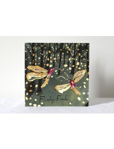 Anna Wright UK Pohlednice AW Flashy Friends 15 x 15