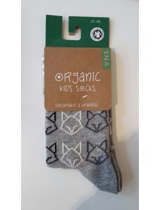 VNS Organic socks Dětské ponožky VNS Mix designs Fox grey