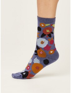 Thought Fashion UK Bavlněné ponožky Abstract blue 37-40