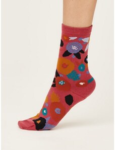 Thought Fashion UK Bavlněné ponožky Abstract pink 37-40