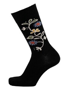 Bengt & Lotta Švédsko Merino ponožky Bloom black