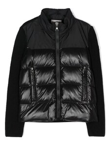Moncler Enfant padded zipped-up jacket - Black