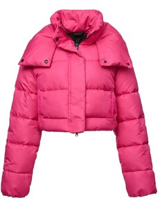 Unreal Fur Phaedra cropped padded jacket - Pink