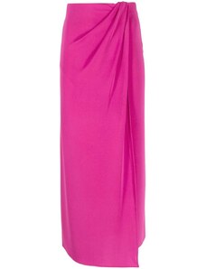 THE ANDAMANE front-slit maxi skirt - Purple
