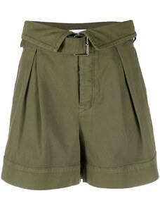 PINKO Judo pleated shorts - Green