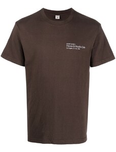 Sporty & Rich Fitness & Health Club print T-shirt - Brown