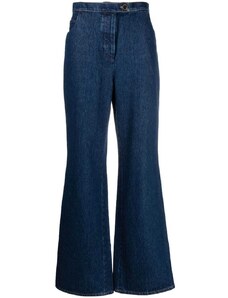 Giuliva Heritage high-waisted flared trousers - Blue