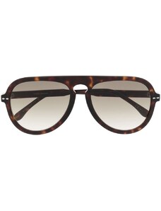 MARANT pilot-frame tinted sunglasses - Brown