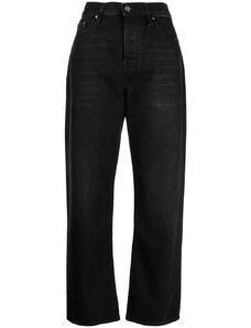 TOTEME twisted seam wide-leg jeans - Black