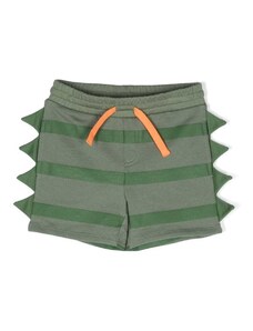 Stella McCartney Kids dinosaur-detailing shorts - Green