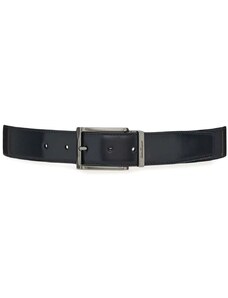 Ferragamo calf leather adjustable belt - Black
