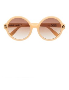 Mini Rodini round-frame tinted-lenses sunglasses - Neutrals