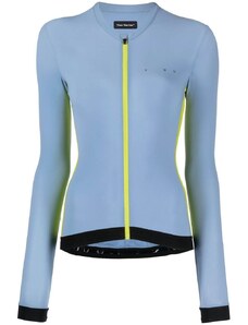 There Was One long-sleeved zip-up cycling top - Blue
