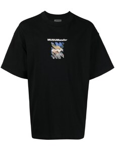 Musium Div. Van Gogh-print cotton T-shirt - Black