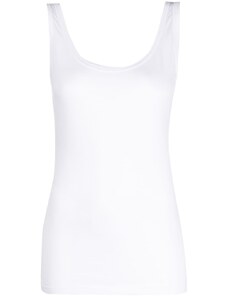 ASPESI plain cotton tank top - White