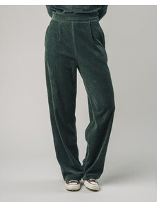 Corduroy Oversized Pants Forest Green - Organic Cotton - Brava Fabrics