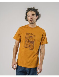 Peaceful Land T-Shirt Pumpkin - Organic Cotton - Brava Fabrics