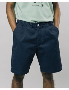 Navy Oversized Shorts - Organic Cotton - Brava Fabrics