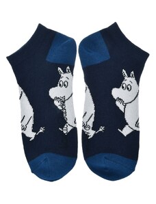NordicBuddies Finsko Kotníkové ponožky Moomin 40-45 dark blue
