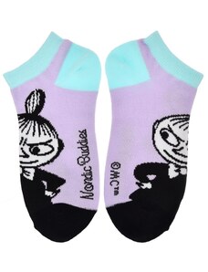 NordicBuddies Finsko Kotníkové ponožky Moomin Little My 36-42 violet