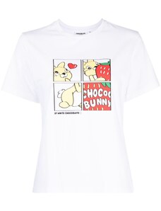 CHOCOOLATE graphic-print T-shirt - White